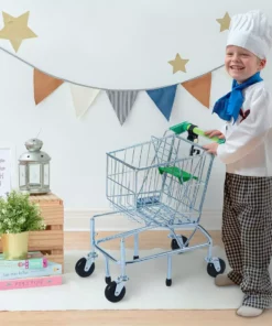 TeamsonUS Teamson Kids Supermarket Happy Metal Shopping Cart