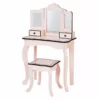 TeamsonUS Kids Fantasy Fields - Little Lady Adriana Play Vanity Set - Pink / Black