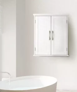 TeamsonUS Teamson Home Newport Contemporary Wooden Removable Cabinet, White