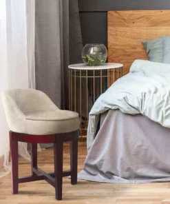 TeamsonUS Teamson Home Swivel Chair With Solid Wood Legs