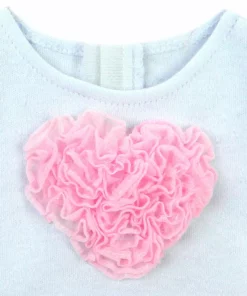 TeamsonUS Sophia's Heart Dress And Headband Outfit For 15'' Dolls, White/Pink Kids