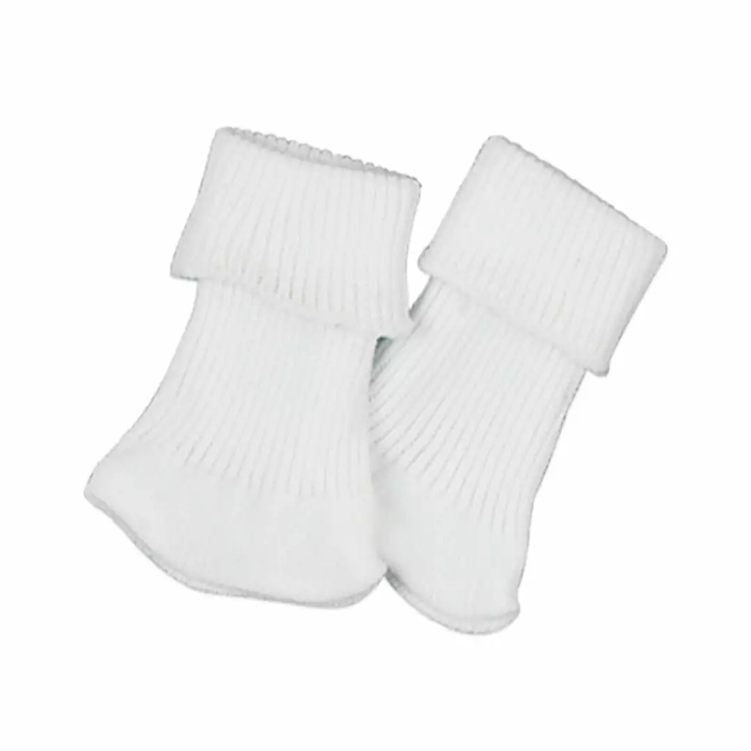TeamsonUS Sophia's Ribbed Fold Over Cuff Crew Socks For 18" Dolls, White Kids 5 TeamsonUS Sophia's Ribbed Fold Over Cuff Crew Socks For 18" Dolls, White Kids