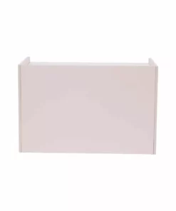 TeamsonUS Teamson Pets Robin Vented Wooden Cat Litter Box Enclosure Storage Bench, White