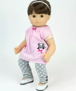 TeamsonUS Sophia's Doll Sweatshirt, Tunic, And Leggings Set For 15" Dolls