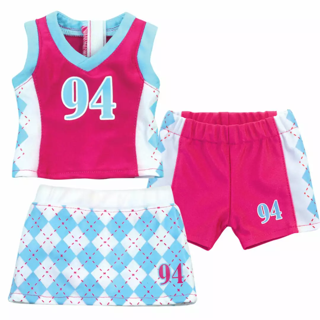 TeamsonUS Kids Sophia's - 18" Doll - Sports Uniform Set - Blue/Hot Pink 3 TeamsonUS Kids Sophia's - 18" Doll - Sports Uniform Set - Blue/Hot Pink