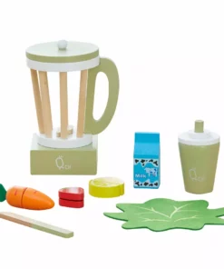 TeamsonUS Teamson Kids Little Chef Frankfurt Wooden Blender Play Kitchen Accessories, Green