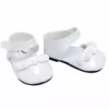 TeamsonUS Sophia's Patent Leather Dress Shoes For 18" Dolls, White Kids