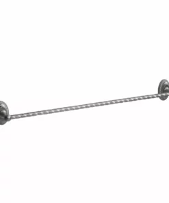 TeamsonUS Teamson Home 18" Swirl Towel Bar, Brushed Satin Nickel