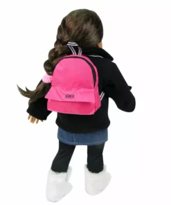 TeamsonUS Sophia's Backpack For 18" Dolls, Hot Pink Kids