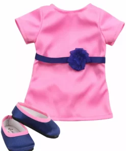 TeamsonUS Sophia's Posable 18" All Vinyl Dark Brown Hair Doll "Brooklyn" With Brown Eyes Kids