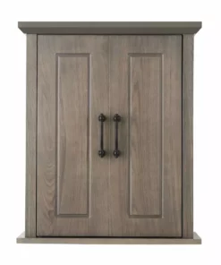 TeamsonUS Teamson Home Russell Farmhouse Wooden Removable Cabinet, Salt Oak