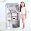 TeamsonUS Olivia's Little World Furnished Dollhouse For 12" Dolls, White Kids