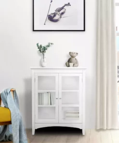 TeamsonUS Teamson Home Floor Storage Cabinet, 2 Adjustable Shelves 10 TeamsonUS Teamson Home Floor Storage Cabinet, 2 Adjustable Shelves