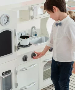 TeamsonUS Teamson Kids Little Chef Westchester Retro Kids Kitchen Playset, Ivory 13 TeamsonUS Teamson Kids Little Chef Westchester Retro Kids Kitchen Playset, Ivory