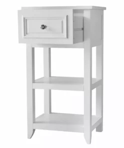 TeamsonUS Dawson Floor Cabinet With One Drawer And Shelves