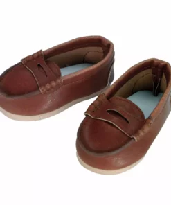 TeamsonUS Kids Sophia's - 18" Doll - Cognac Penny Loafer - Brown