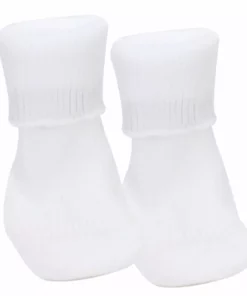 TeamsonUS Sophia's Ribbed Fold Over Cuff Crew Socks For 18" Dolls, White Kids 14 TeamsonUS Sophia's Ribbed Fold Over Cuff Crew Socks For 18