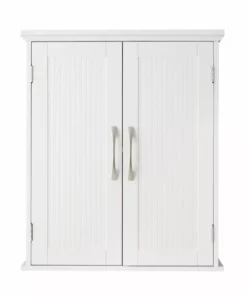 TeamsonUS Teamson Home Newport Contemporary Wooden Removable Cabinet, White