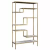 TeamsonUS Teamson Home Marmo Modern Marble-Look 5-Tier Display Shelf, Marble/Brass