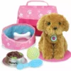 TeamsonUS Kids Sophia's Plush Puppy With Carrier And Accessories For 18" Dolls 2 TeamsonUS Kids Sophia's Plush Puppy With Carrier And Accessories For 18" Dolls