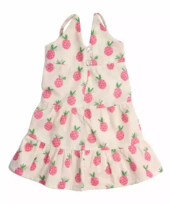 TeamsonUS Sophia's Pineapple Print Maxi Dress For 18" Dolls, Ivory Kids