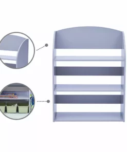 TeamsonUS New Fantasy Fields Child Sized Bookcase With 3 Shelves, Gray 14 TeamsonUS New Fantasy Fields Child Sized Bookcase With 3 Shelves, Gray