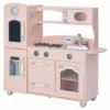 TeamsonUS Teamson Kids Little Chef Westchester Retro Play Kitchen, Pink