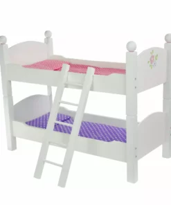 TeamsonUS Kids Olivia's Little World - Little Princess 18" Doll Double Bunk Bed