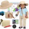 TeamsonUS Sophia's 10 Piece Smithsonian Paleontologist Set For 18" Dolls, Multicolor