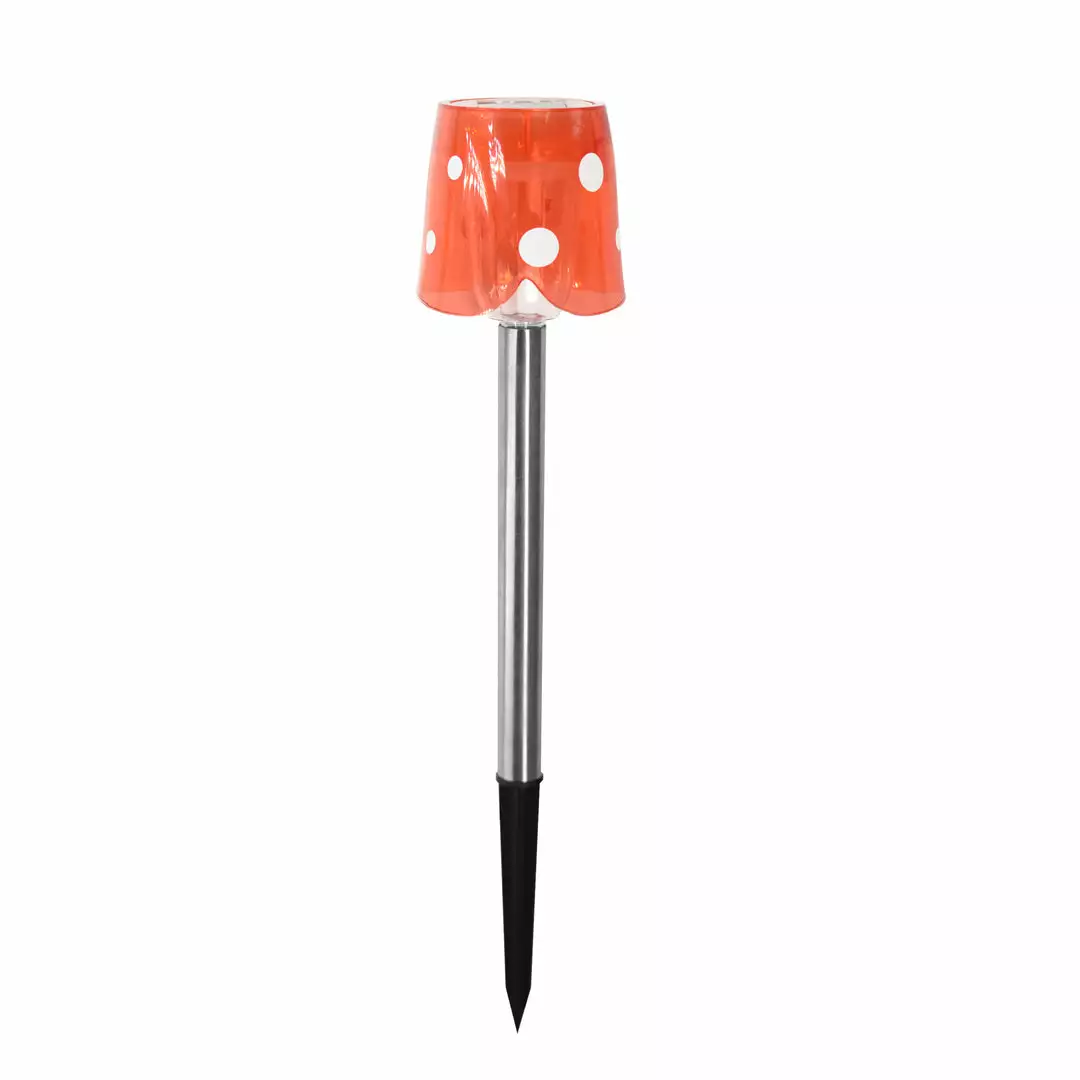 TeamsonUS Teamson Home Mini Solar Stake Lights, Set Of 6, Red 3 TeamsonUS Teamson Home Mini Solar Stake Lights, Set Of 6, Red