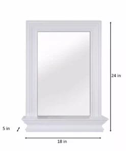 TeamsonUS Stratford Wall Mirror With Shelf 10 TeamsonUS Stratford Wall Mirror With Shelf