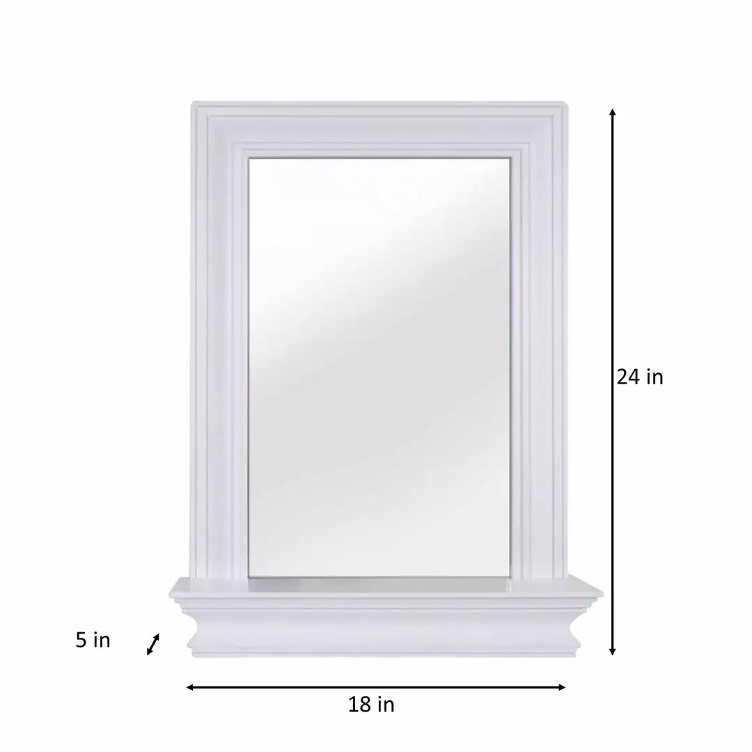 TeamsonUS Stratford Wall Mirror With Shelf 6 TeamsonUS Stratford Wall Mirror With Shelf