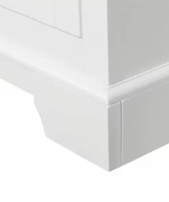 TeamsonUS Teamson Home St. James Wooden Linen Tower Cabinet With 2 Drawers, White 14 TeamsonUS Teamson Home St. James Wooden Linen Tower Cabinet With 2 Drawers, White