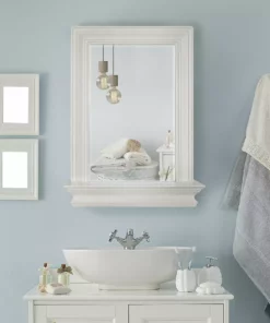 TeamsonUS Stratford Wall Mirror With Shelf