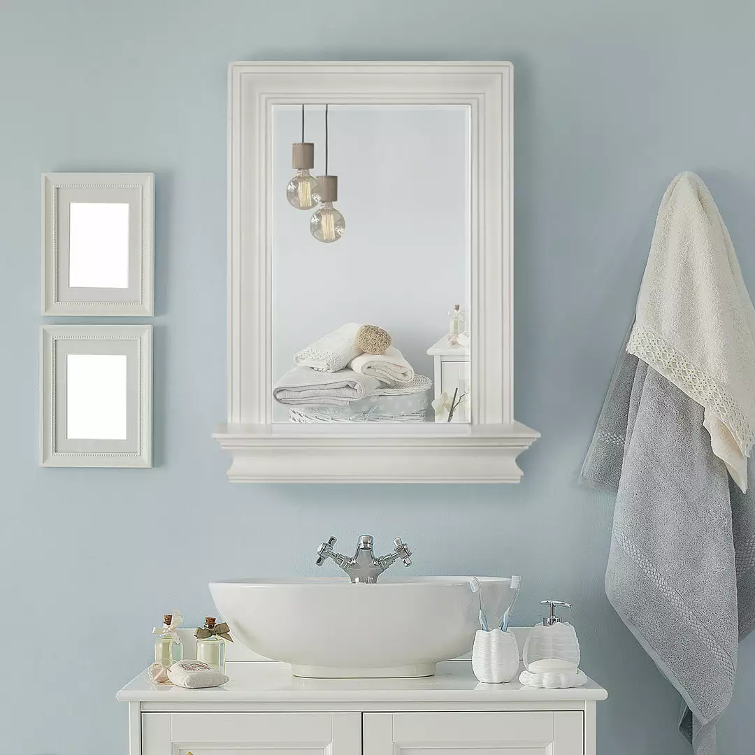TeamsonUS Stratford Wall Mirror With Shelf 4 TeamsonUS Stratford Wall Mirror With Shelf