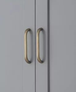 TeamsonUS Teamson Home Mercer Mid Century Modern Removable Wooden Cabinet, Gray 16 TeamsonUS Teamson Home Mercer Mid Century Modern Removable Wooden Cabinet, Gray