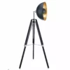 TeamsonUS Teamson Home Fascino Tripod Floor Lamp, Black/Gold