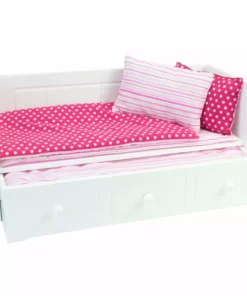 TeamsonUS Sophia's Daybed With Trundle Furniture Set For 18" Dolls