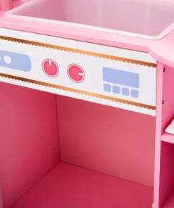 TeamsonUS Olivia's Little World Baby Doll Changing Station Dollhouse With Storage, Pink Kids