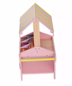 TeamsonUS Kids Olivia's Little World Modern Nordic Princess Doll Pastry Cart With Fruit Boxes, Pink 9 TeamsonUS Kids Olivia's Little World Modern Nordic Princess Doll Pastry Cart With Fruit Boxes, Pink