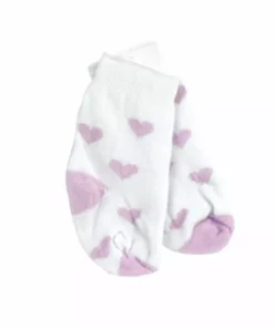 TeamsonUS Sophia's - 18" Doll - Socks With Lavender Hearts - White Kids