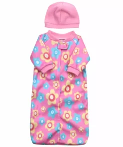 TeamsonUS Sophia's 2 Piece Sleep Sack And Hat Set For 15" Dolls, Pink Kids