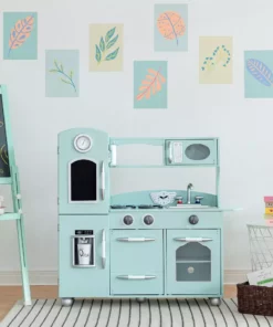 TeamsonUS Teamson Kids Little Chef Westchester Retro Kids Kitchen Playset, Mint 10 TeamsonUS Teamson Kids Little Chef Westchester Retro Kids Kitchen Playset, Mint