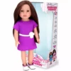 TeamsonUS Sophia's Posable 18" All Vinyl Brunette Hair Doll "Miley" With Brown Eyes