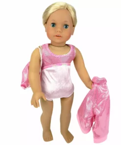TeamsonUS Sophia's Gymnastics Leotard & Nylon Jacket For 18
