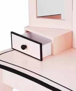 TeamsonUS Kids Fantasy Fields - Little Lady Adriana Play Vanity Set - Pink / Black