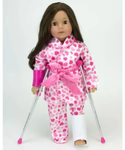 TeamsonUS Sophia's Doll Cast & Crutches Accessories Set For 18