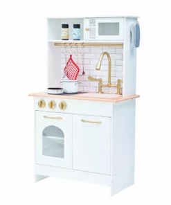 TeamsonUS Teamson Kids Little Chef Boston Classic Play Kitchen & Cookware, White