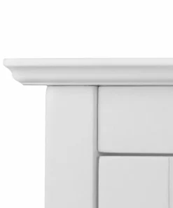 TeamsonUS Teamson Home Connor 2 Door Floor Cabinet With 3 Shelves, White