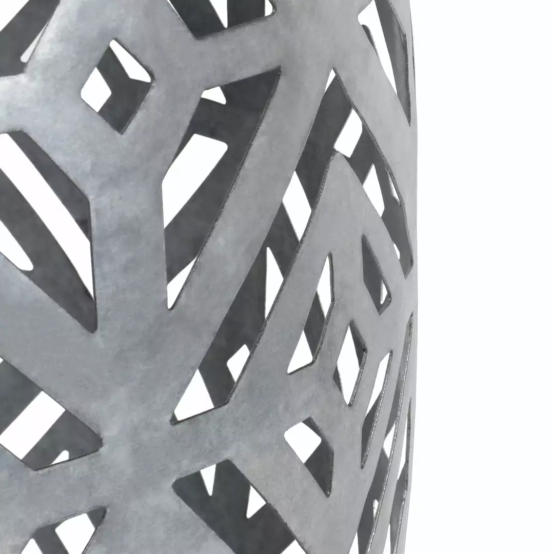 TeamsonUS Teamson Home Decorative Outdoor Side Table Planter Stand With Solar Powered LED Light, Silver New 11 TeamsonUS Teamson Home Decorative Outdoor Side Table Planter Stand With Solar Powered LED Light, Silver New